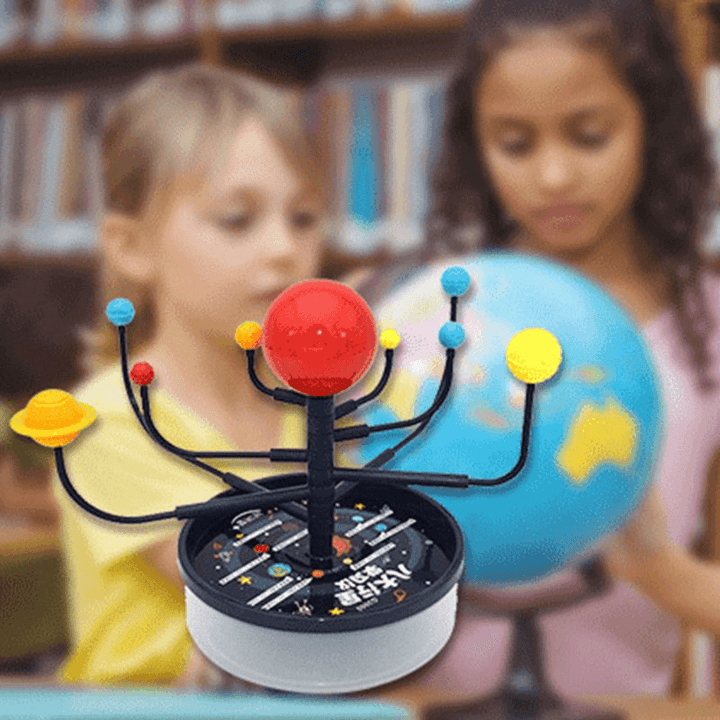 Nine Planets Diy Technology Small Production of Eight Planets Celestial Model Toys Elementary and Middle School Students' Small Inventions - MRSLM