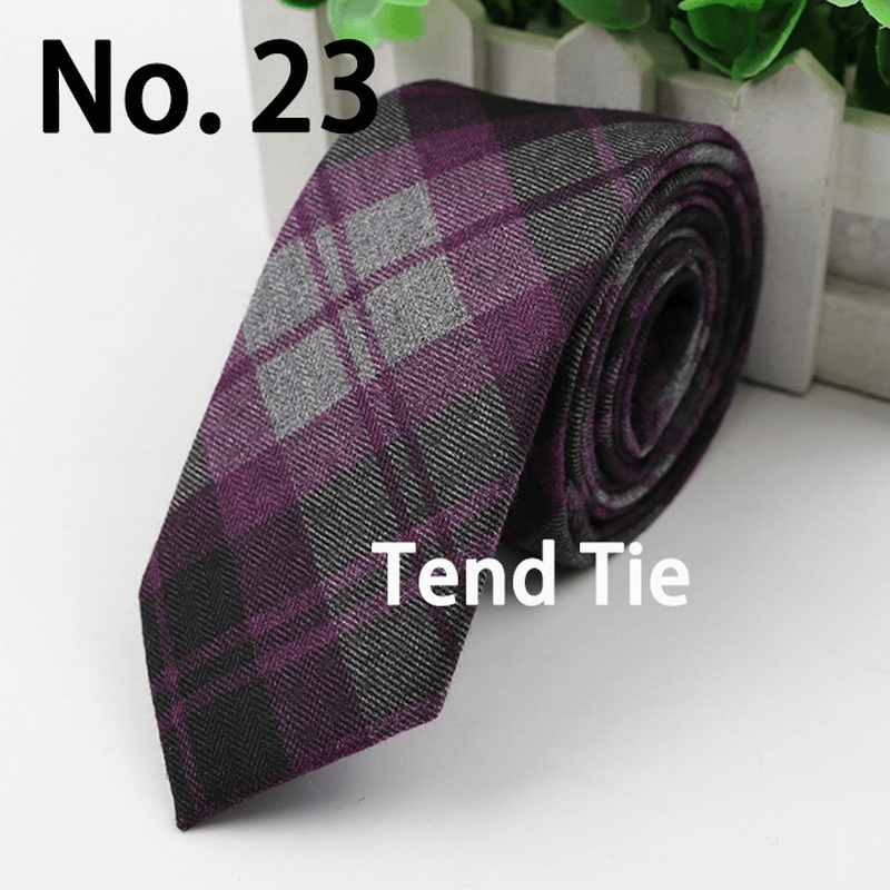 Men'S Tie New Ultra-Narrow Wool Elegant Atmosphere - MRSLM