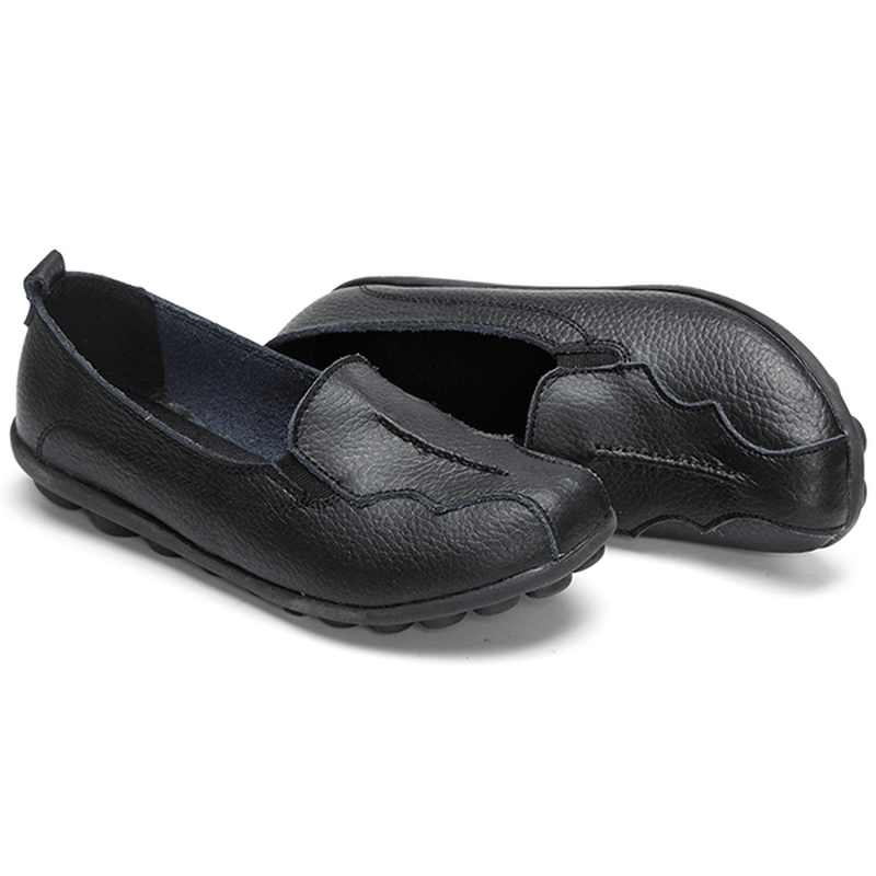 US Size 5-11 round Toe Soft Sole Slip on Flat Loafers - MRSLM
