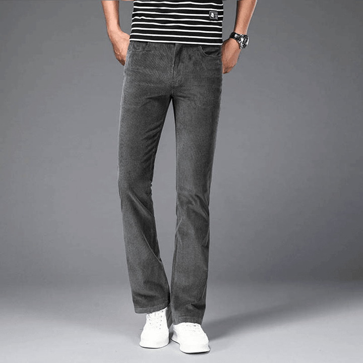 Korean Style Stretch Slim Flared Pants - MRSLM