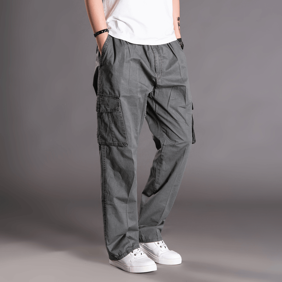 Thin Fat Pants Korean Style Loose Straight Leg - MRSLM