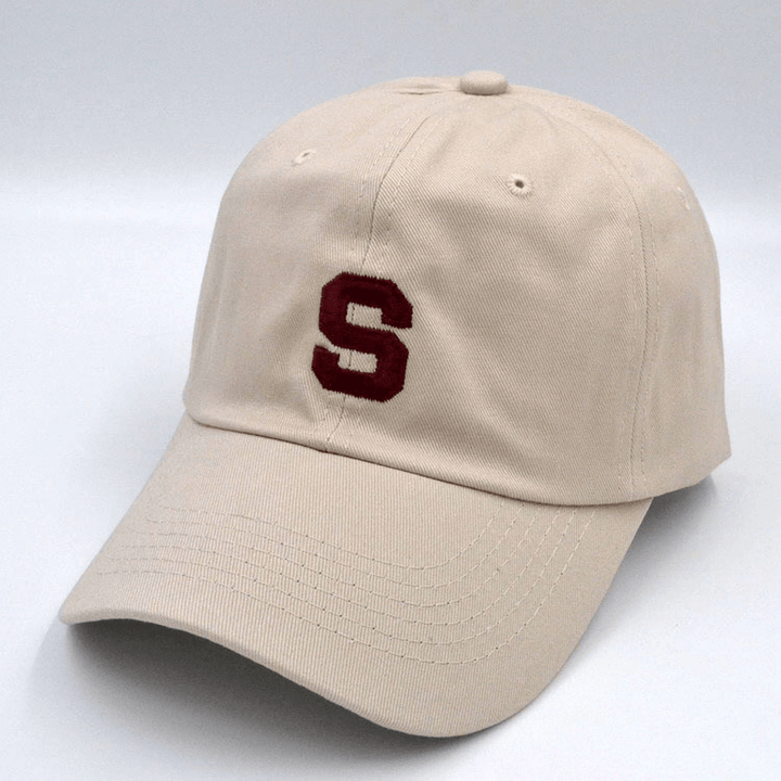 Three Bar Baseball Cap Men'S Soft Top Casual - MRSLM