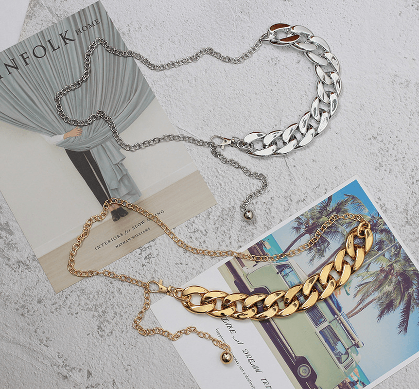 Metal Waist Chain Accessories Women'S Thin Belt Chain Trousers Chain - MRSLM