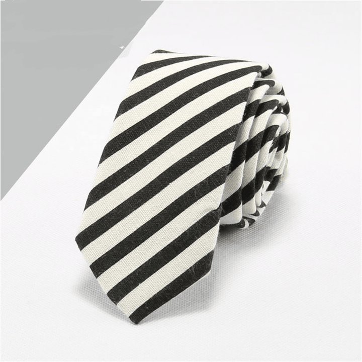 Cotton and Linen Tie Men'S Formal Business Tie - MRSLM