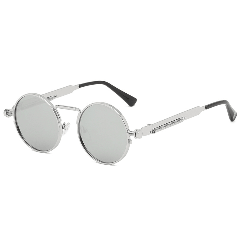 Personalized All-Match Metal Trendy Spring-Leg Sunglasses - MRSLM