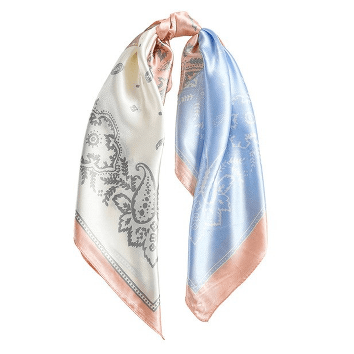 Fashion Women'S Color Matching Printed Hair Scarf - MRSLM