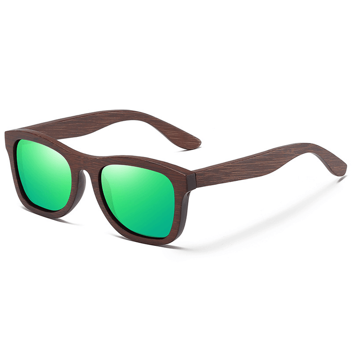 Bamboo Wood Sunglasses Wooden Retro Polarized - MRSLM