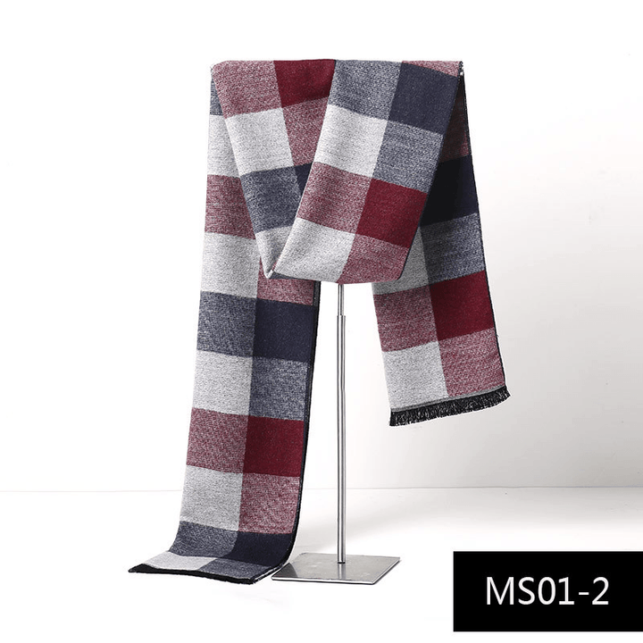 Men'S Autumn and Winter Cashmere Warm Scarf - MRSLM