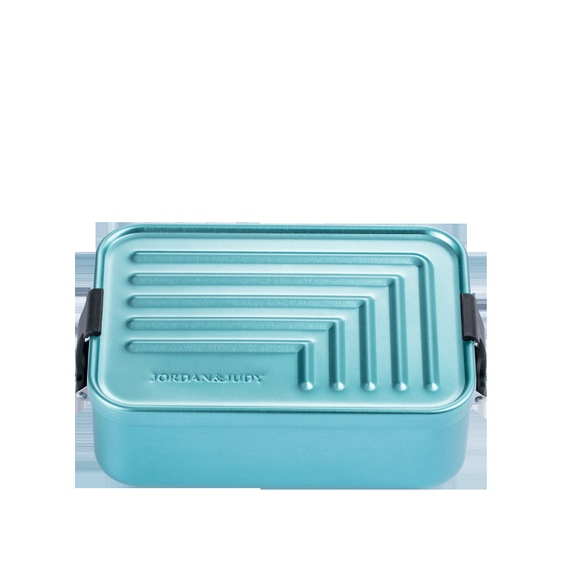 Jordan&Judy 1.4L Aluminum Lunch Box Bento Case Food Meal Container Camping Picnic - MRSLM