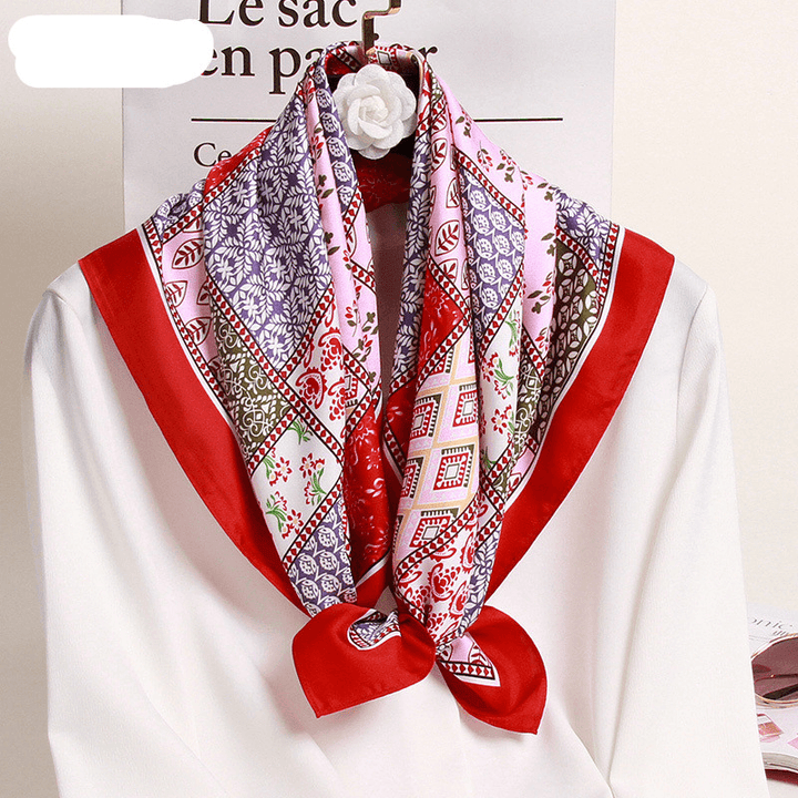 New Spring Silk Scarf Small Square Scarf Hangzhou Silk Thin Scarf - MRSLM