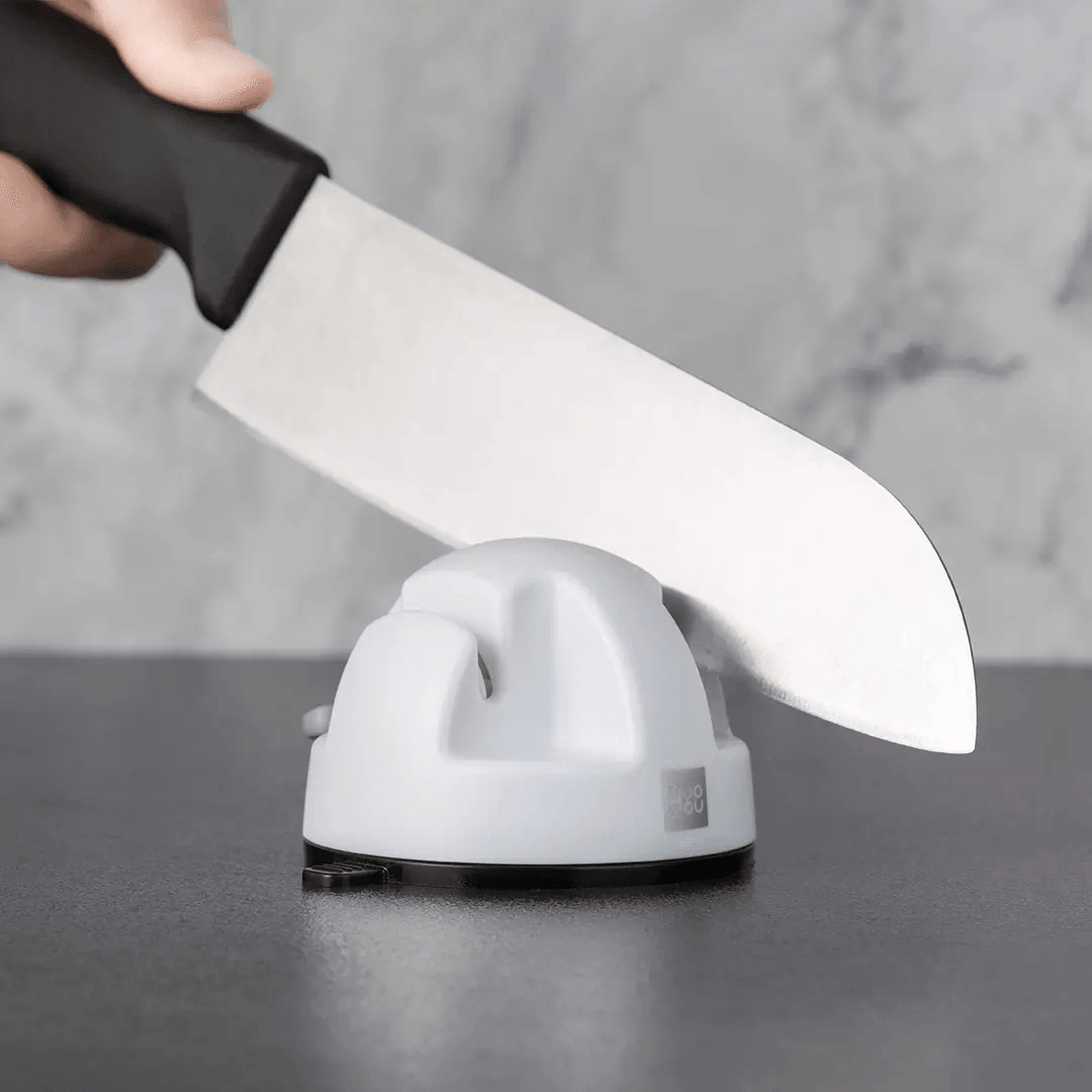 HUOHOU Mini Double-Wheel Knife Sharpener Kitchen Gadget Sharpening Stone Whetstone Sharpening Tool Grindstone Kitchen Tools From - MRSLM