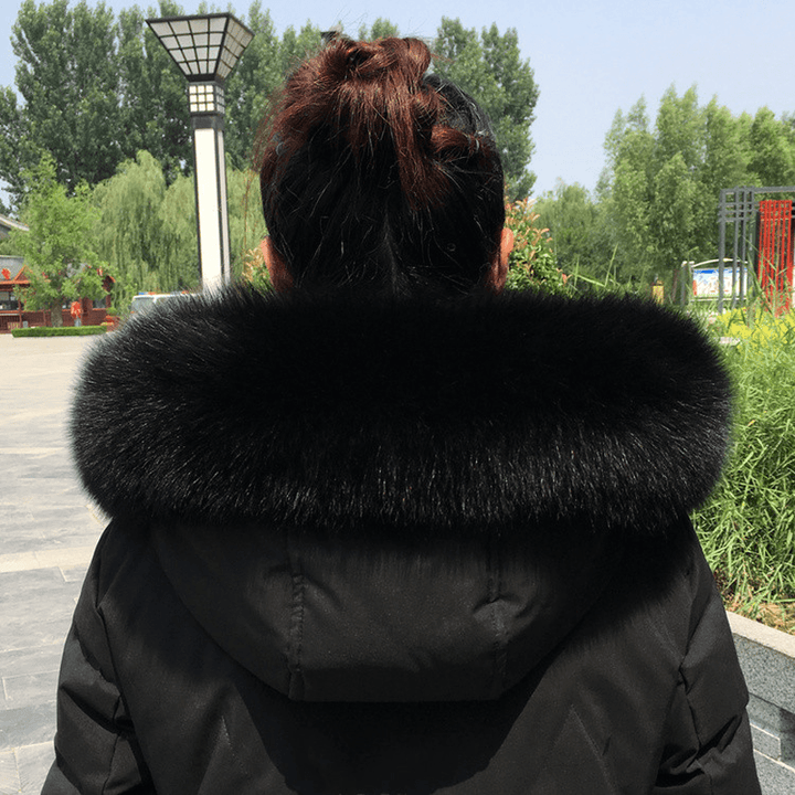 Collar Real Fur Men and Women Autumn and Winter Scarf Neck - MRSLM