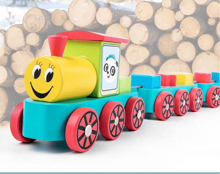 Sports Suit Motherland Edition Smart Fun Train Toy Building Blocks - MRSLM