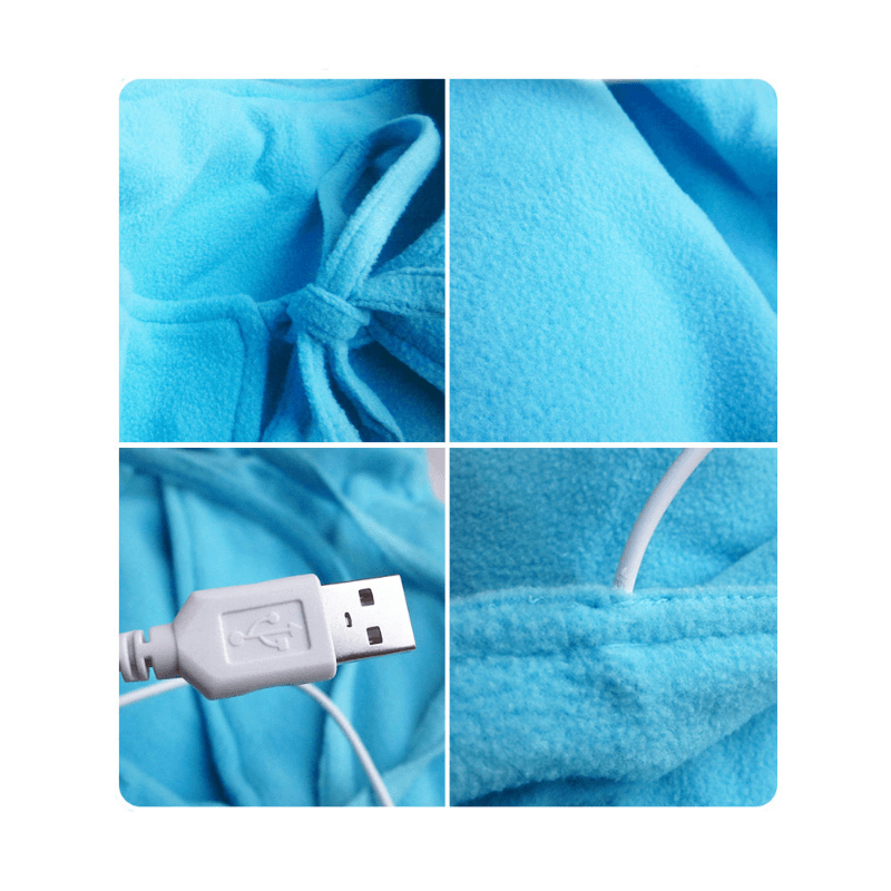 Soft Heated Shawl Winter USB Electric Warmer Neck Shoulder Heating Blankets Pad - MRSLM