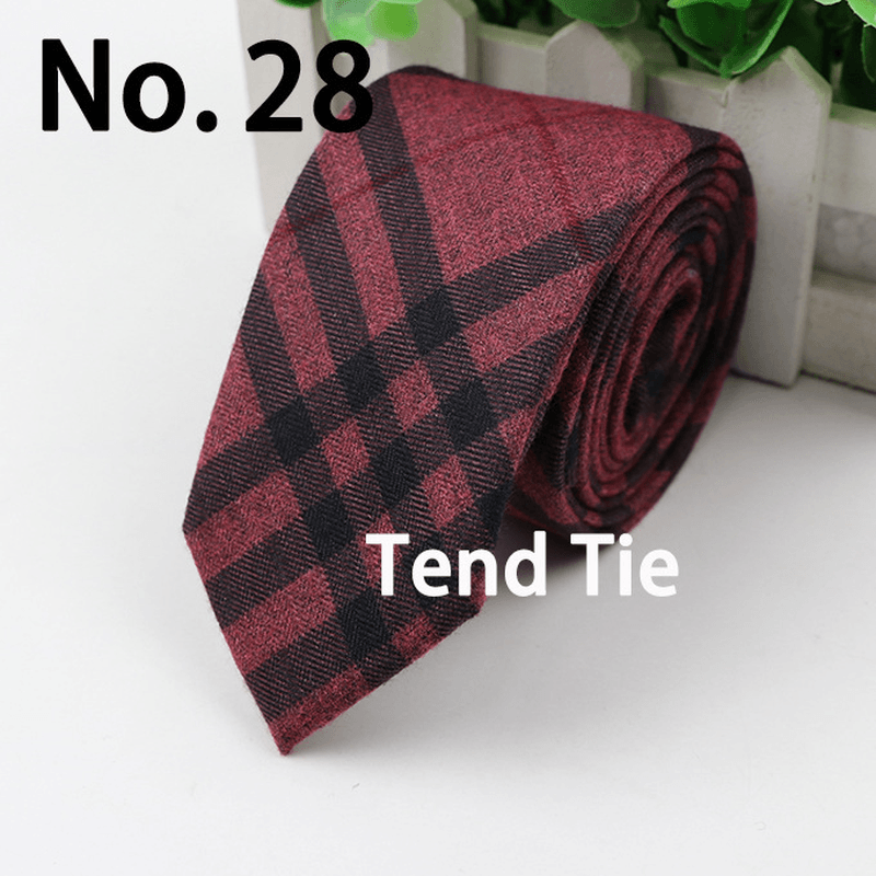 Men'S Tie New Ultra-Narrow Wool Elegant Atmosphere - MRSLM