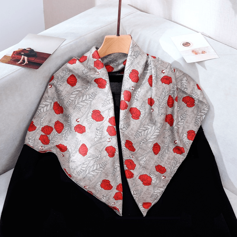 Twill Silk Fashion Scarf Decoration Scarf - MRSLM