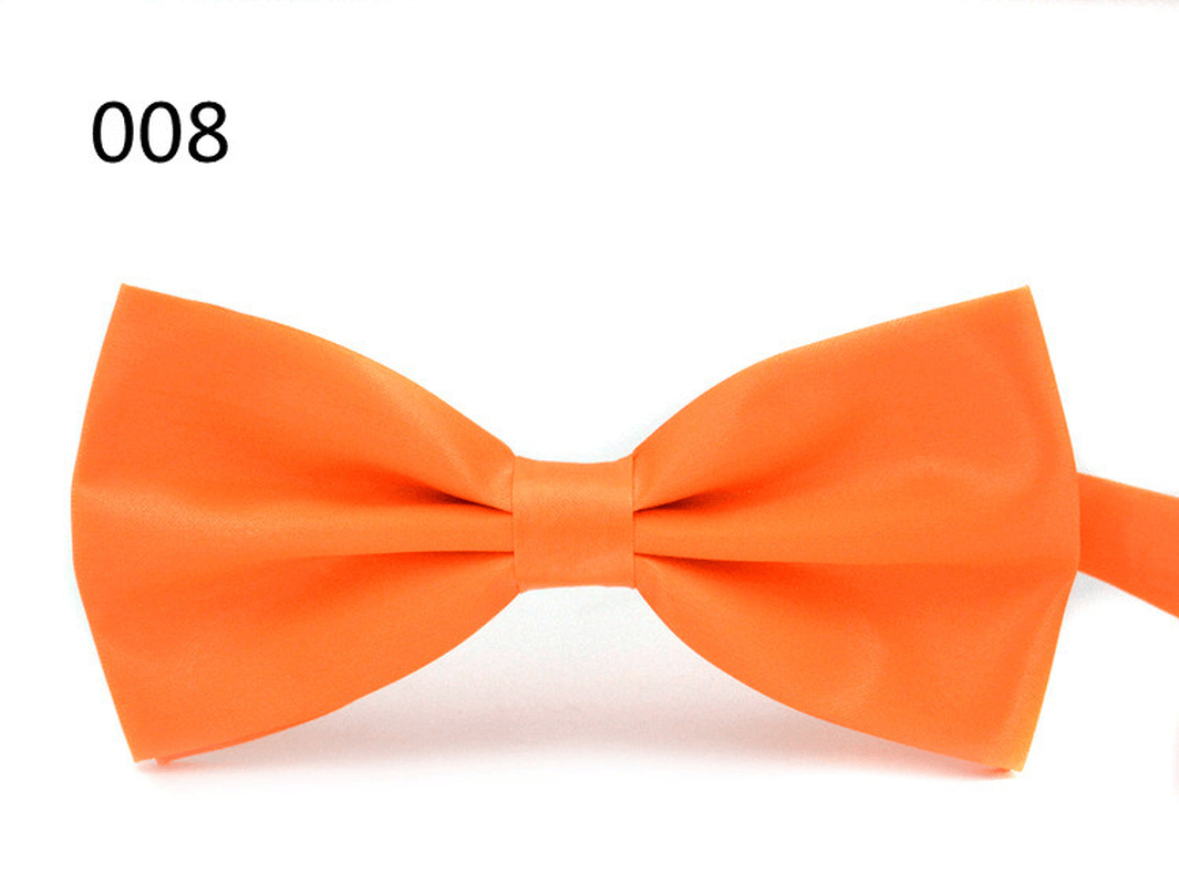 Bright Casual Men'S Solid Color Bow Tie - MRSLM