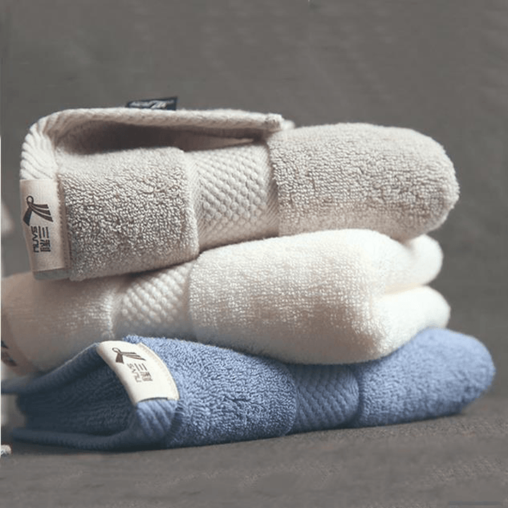 Honana HT-301 Ultra Soft Pure Cotton Fast Drying High Absorbent Antibacterial Thicker Bath Towel Beach Towel - MRSLM