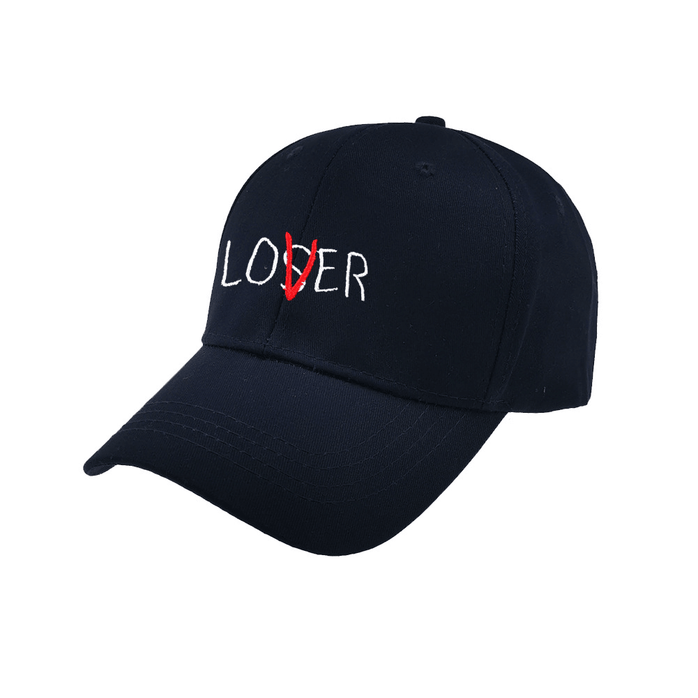 LOSER Letter Embroidery Baseball Hat - MRSLM