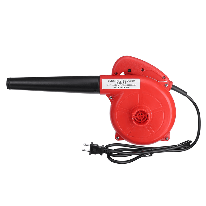 2 in 1 700W Corded Electric Handheld Air Leaf Blower Vaccuum Cleaner Duster Inflator - MRSLM