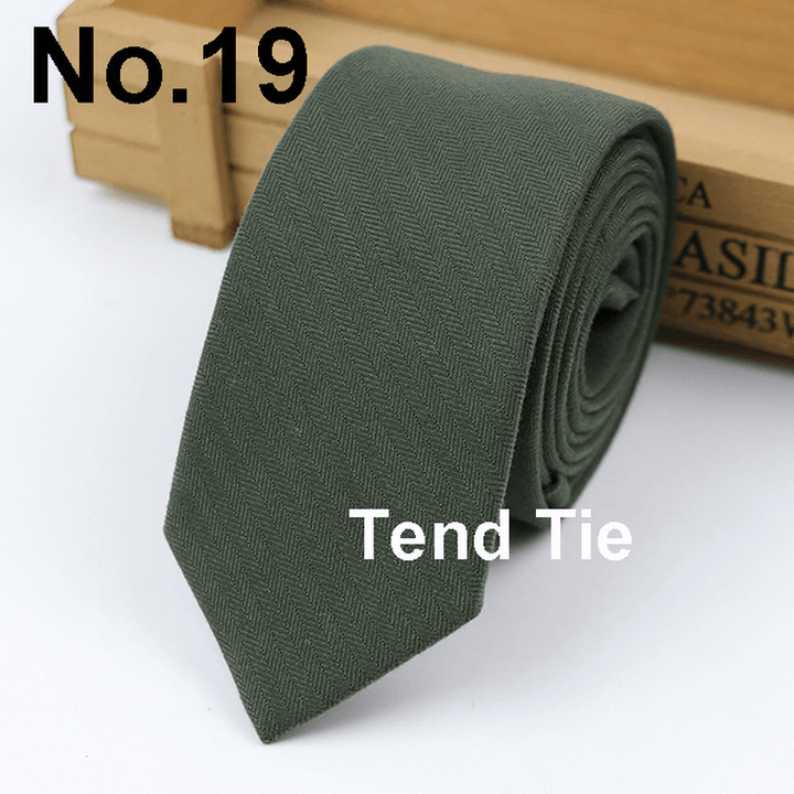 Men'S Tie New Ultra-Narrow Wool Elegant Atmosphere - MRSLM