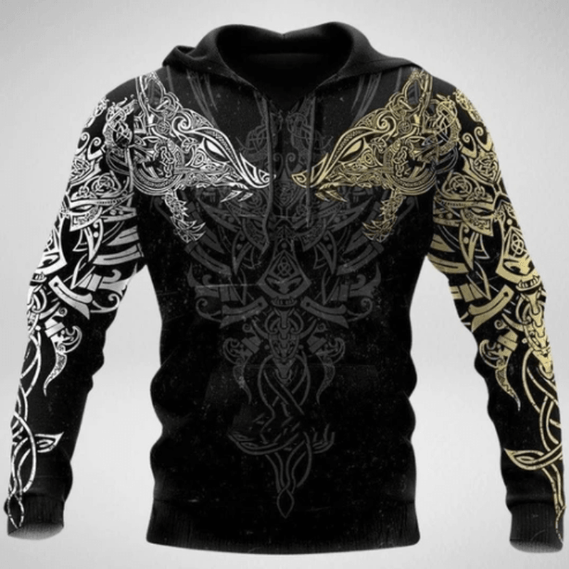 New 3D Digital Printing Hoodie Loose Sweater - MRSLM