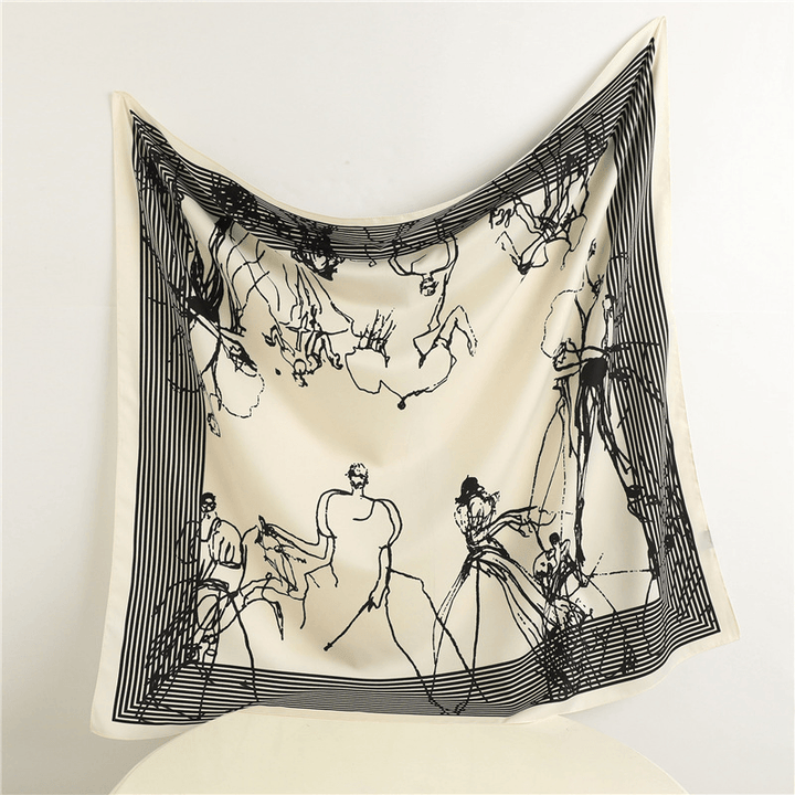 Temperament Silk Scarf Women Fashion and Generous - MRSLM
