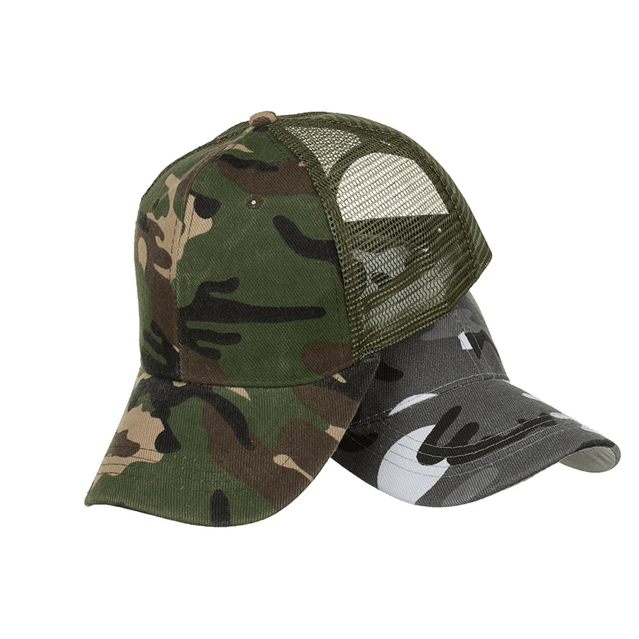 Camouflage Mesh Cap Baseball Cap - MRSLM