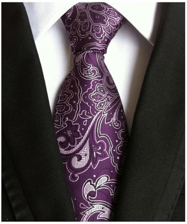 Men S Tie 8Cm Business Gentleman British Formal Wear - MRSLM