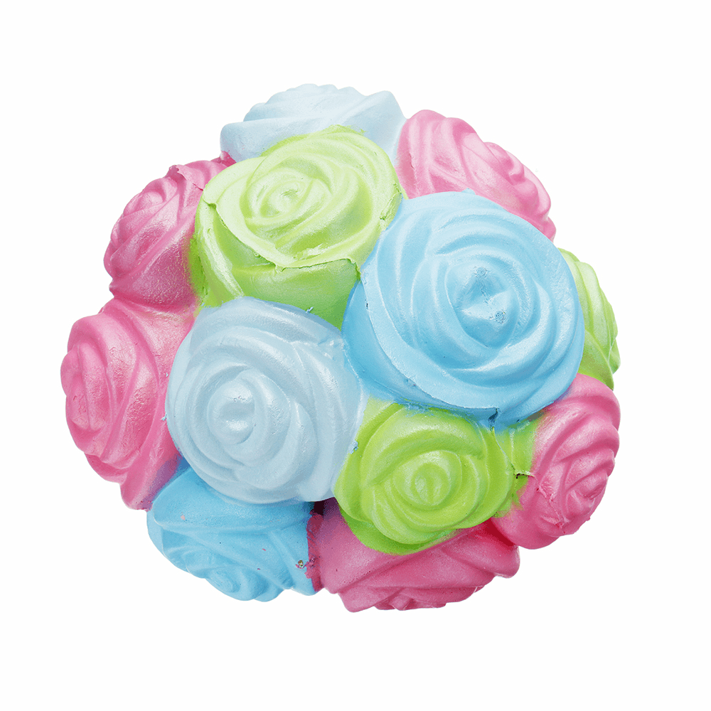 Jumbo Squishy Rose Flower 15*12Cm Slow Rising Toy Mother'S Day Gift Collection Decor with Packing Box - MRSLM
