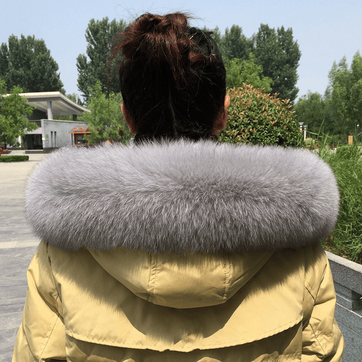 Collar Real Fur Men and Women Autumn and Winter Scarf Neck - MRSLM