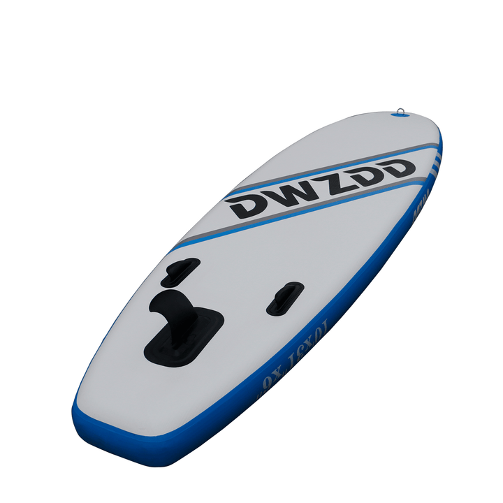 DWZDD Stand up Paddle Board Thick Surf Board with Inflatable Valves Paddle Stretch Rope Repair Kits Fins Footrope Pump - MRSLM