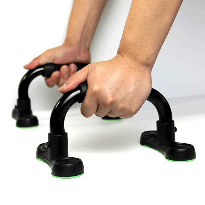 1 Pair Push up Stands Non-Slip Cushioned Foam Grip Sports Supports Stand Home Fitness Exercise Tools - MRSLM