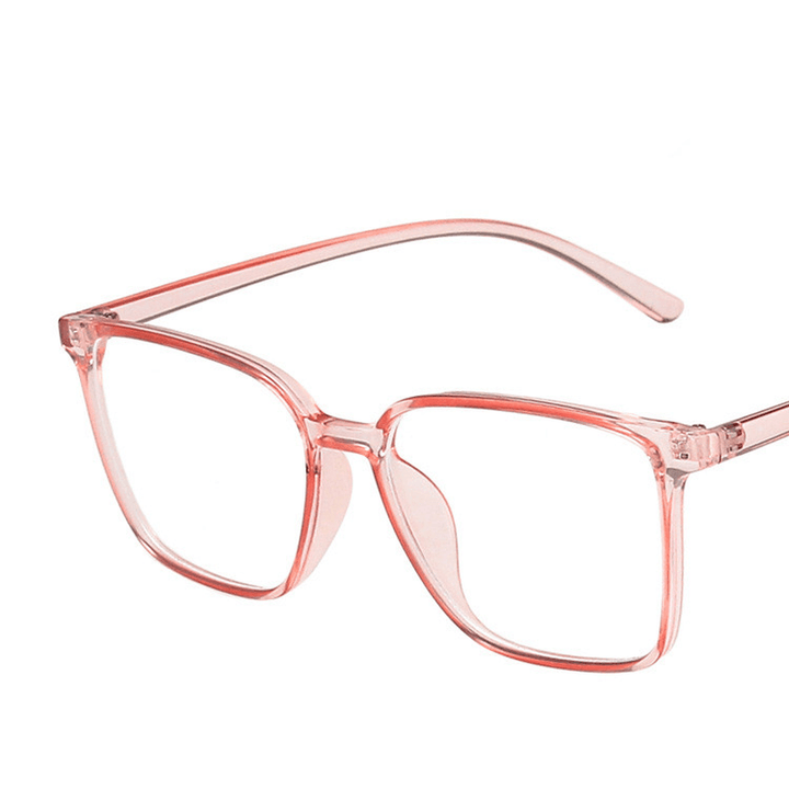 Anti-Blue Light Simple Square Glasses Frame New Ins Trend Flat Mirror Net Red Male and Female Same Glasses Frame - MRSLM