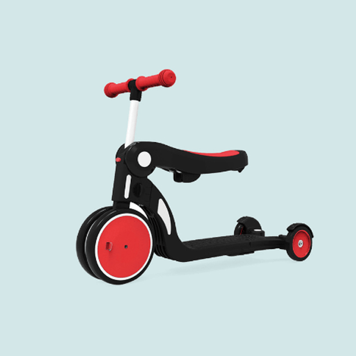 BEBEHOO 3-In-1 Adjustable Kids Scooter + Balance Bike +Walker Bicycle Balance Training Gifts for Aged 2-6 - MRSLM
