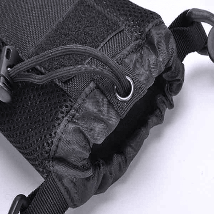 KALOAD JD024 17X8Cm Tactical Water Bottle Storage Bag Kettle Pouch Water Cup Waist Shoulder Bag - MRSLM