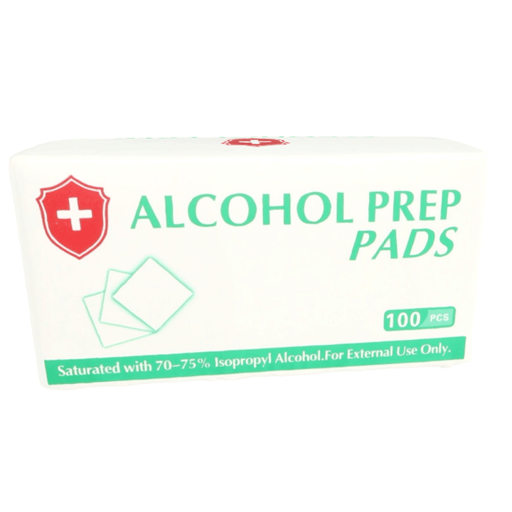MAILI 100Pcs Disinfection Sterile Alcohol Prep Pads Phone Laptop Tablet Cleaning Wipes Swab - MRSLM
