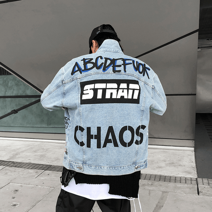 Graffiti Loose All-Match Jacket - MRSLM