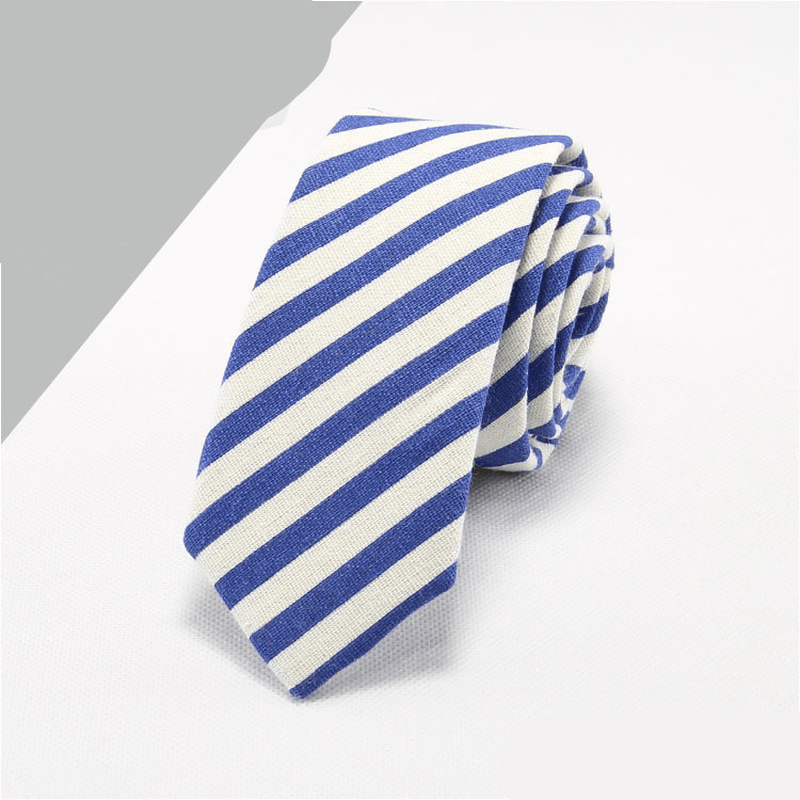 Cotton and Linen Tie Men'S Formal Business Tie - MRSLM