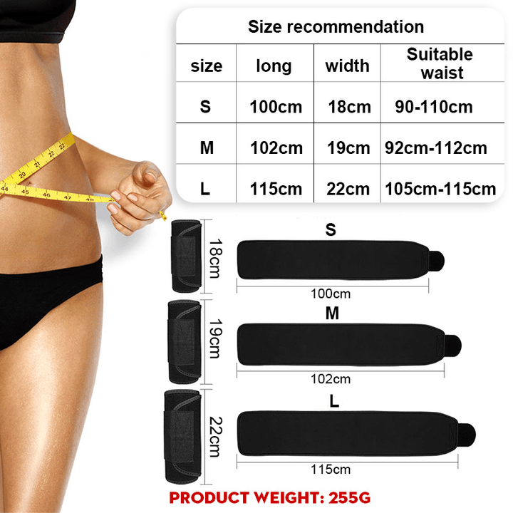 Cross-Border Sweating Belt with Adjustable Color to Keep Warm - MRSLM