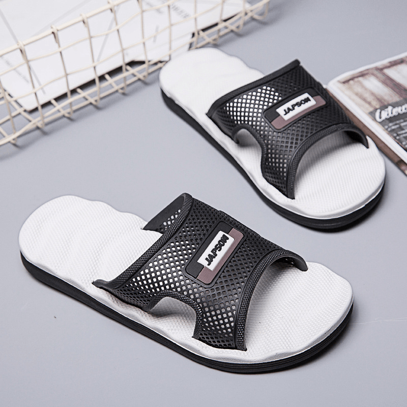 Men'S Casual Fashion Comfortable Beach Outdoor and Indoor Home Slippers - MRSLM