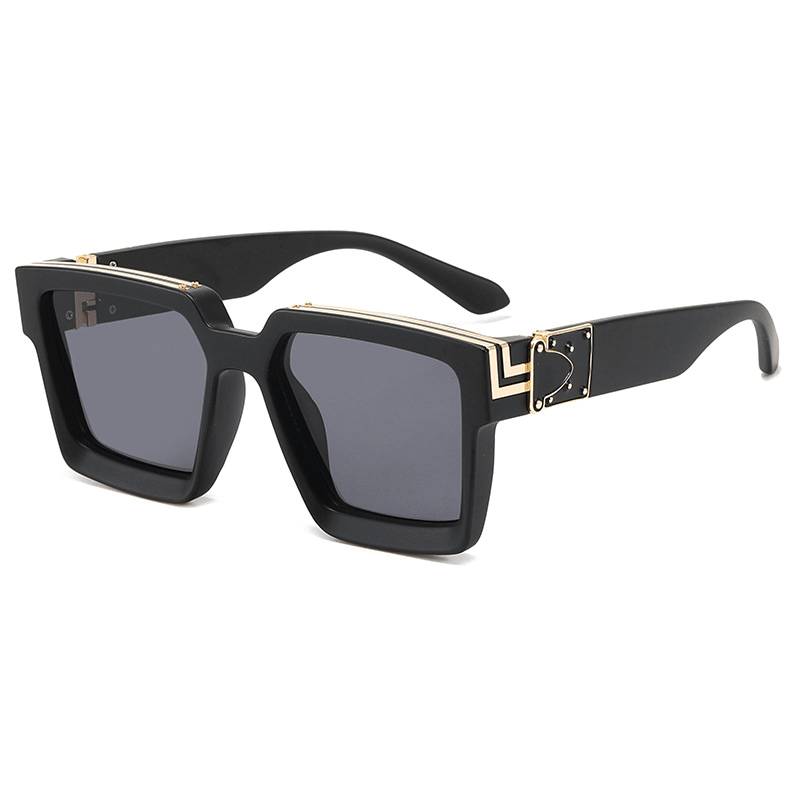 Quare Frame Sunglasses Ladies Fashion Street Shot - MRSLM