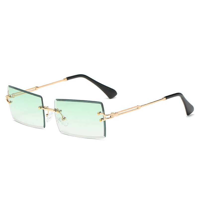 Mi Nail Small Square Ocean Sunglasses - MRSLM