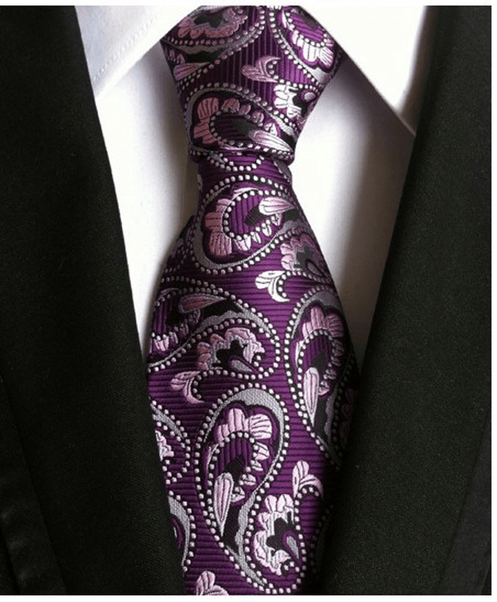 Men S Tie 8Cm Business Gentleman British Formal Wear - MRSLM