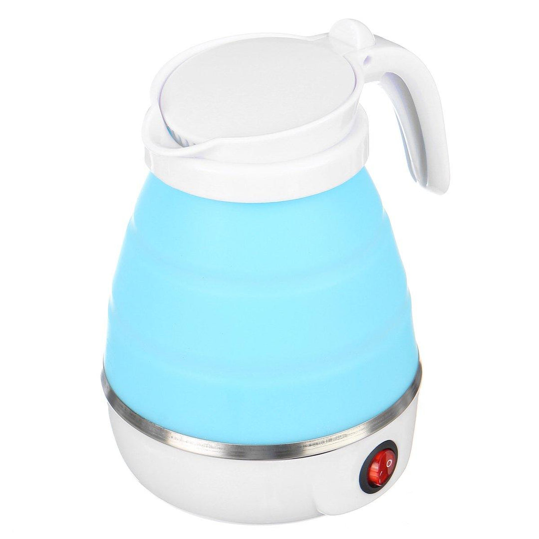 600W 600ML Electric Water Kettle Silicone Travel Boiler Pot Foldable Portable Kettle - MRSLM