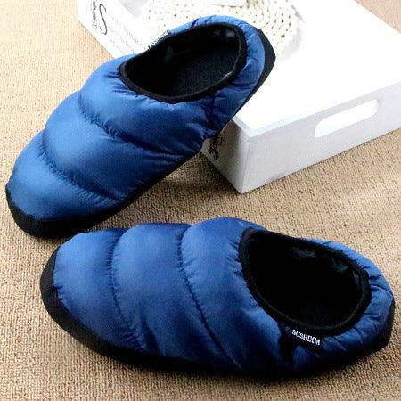 Couple Bag Heel Soft-soled Down Cotton Shoes - MRSLM
