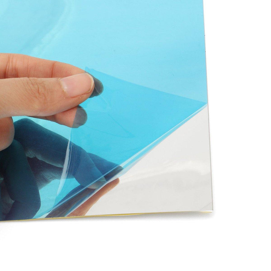 40Pcs Mirror PVC Wall Square Stickers Decor Self-adhesive Decoration 15*15cm - MRSLM