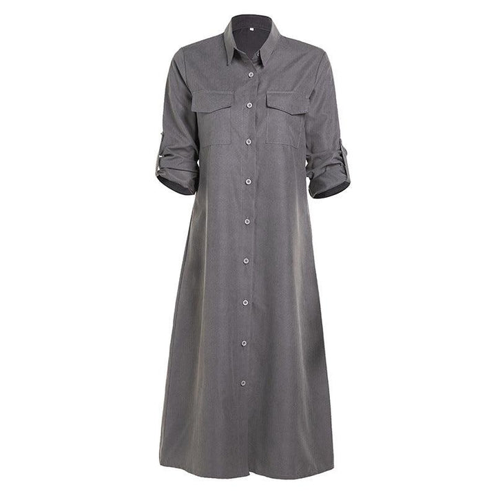 Long sleeve shirt dress - MRSLM