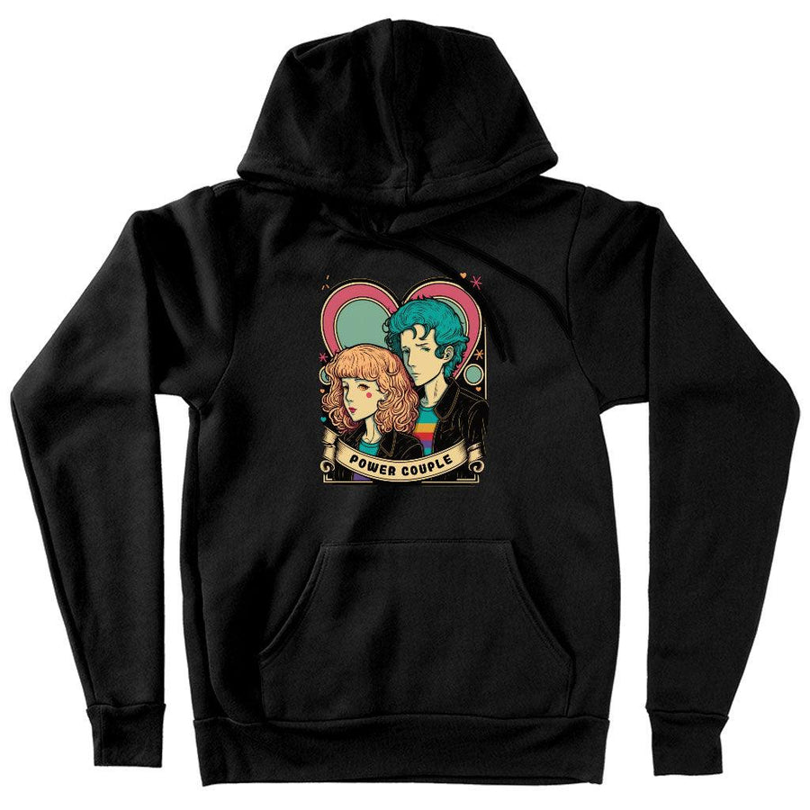 Power Couple Hooded Sweatshirt - Love Hoodie - Art Hoodie - MRSLM