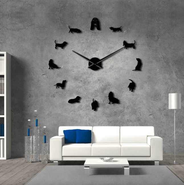 DIY wall clock living room bedroom creative 3D stereo mute home decoration wall clock - MRSLM